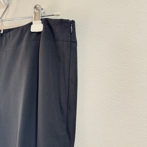 NWT Talbots Pants Trousers 10 Black Heritage Fit Straight Pleated Mid Rise - Picture 2 of 6